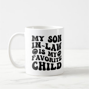 Min svärson är mitt favoritbarn Familjehumor Kaffemugg