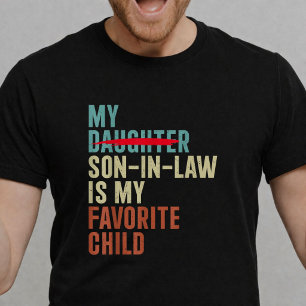 Min svärson är mitt favoritbarn Retro T Shirt