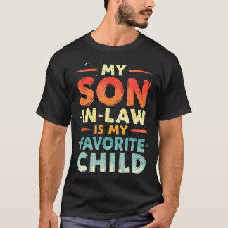 Min svärson är mitt favoritbarn Retrodesign T Shirt