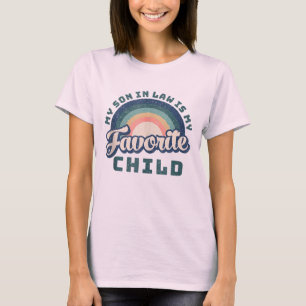 Min svärson är mitt favoritbarn Rolig familj T Shirt