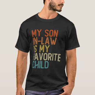 Min svärson är mitt favoritbarn svärmor t shirt