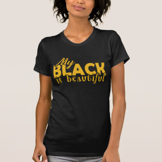 Min svart är den härliga skjortan t shirt