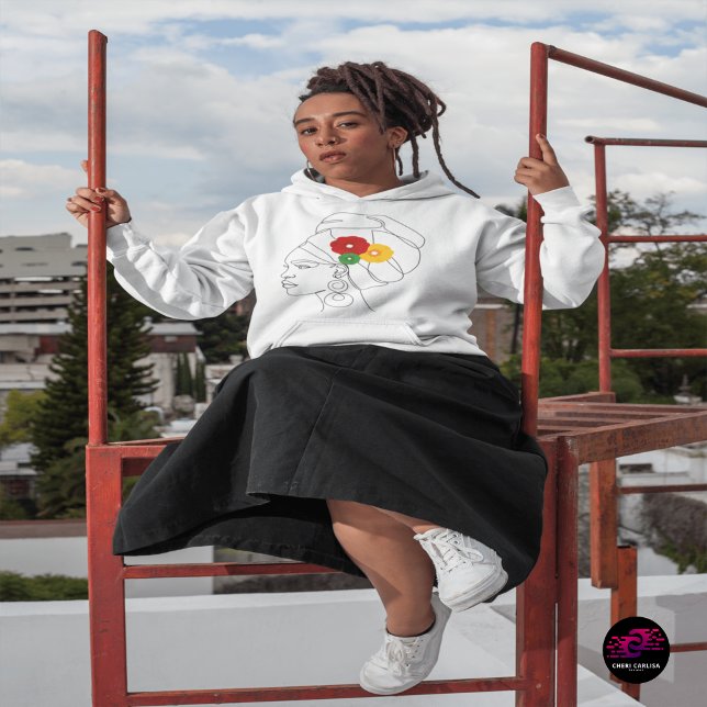 Min svart är vacker t shirt (Culture on full display. Hoodie doing what it does.)