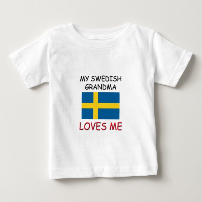 Min svenska mormor Kärlek Me T Shirt (Framsida)