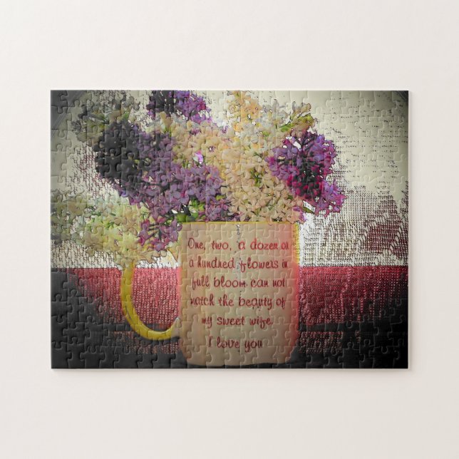 Min svenske fru Valenpuzzle Pussel (Horisontell)