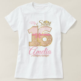 Min sweet sixteen-anpassare | Min söta 16:e | T Shirt