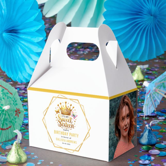 min sweet sixteen fyller 16 år presentaskar (Part)