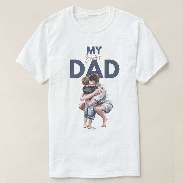 "MIN SWISH PAPP – Pappaskärlek t-shirt för män och (Design framsida)
