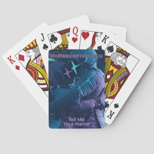 Min syn på hur TMYN Måne spelar ut kort Casinokort (Baksidan)
