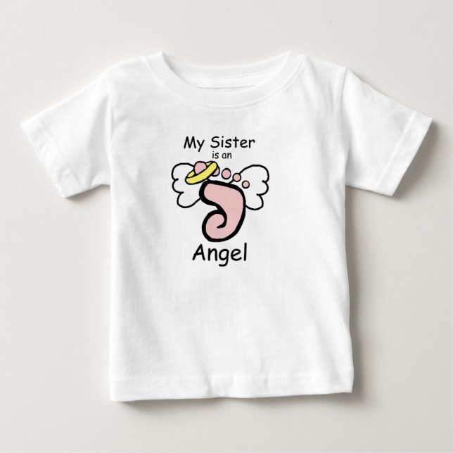Min syster är en Angel Infant Shirt T Shirt (Framsida)