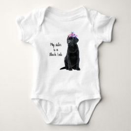 Min syster är en Black Lab- Black Labrador Retriev T Shirt