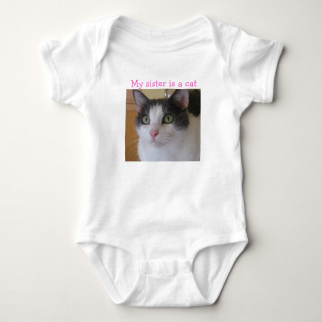 Min syster är en katt tröja (Framsida)