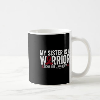 Min syster är en krigare Sca Srbc Sjukdom Medveten Kaffemugg