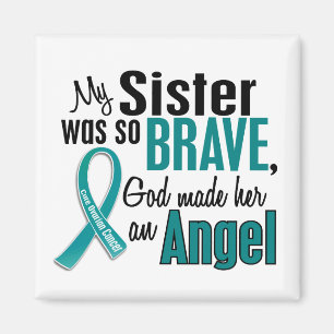Min syster är en Ovarian cancer för ängel 1 Magnet