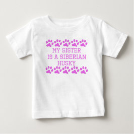 Min syster är en Siberian husky Tee