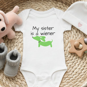 Min syster är en Wiener (Hund) One Biet Tee Shirt