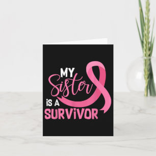 Min syster är ett överlevnadsstöd för bröstcancer kort