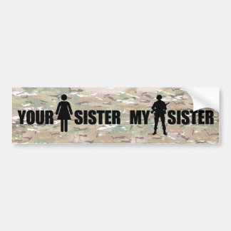 Min syster är i militären bildekal