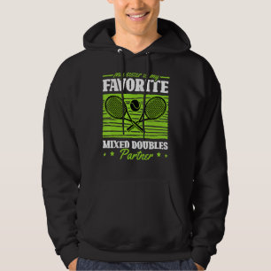 Min syster är min favoritpartner för blandade Dubb Hoodie