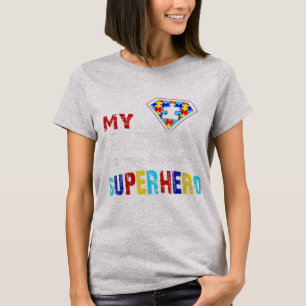 Min syster är min favoritsuperhjälte Autism Gift 8 T Shirt