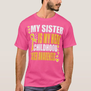 Min syster är min hjälte, medvetenheten om cancer t shirt