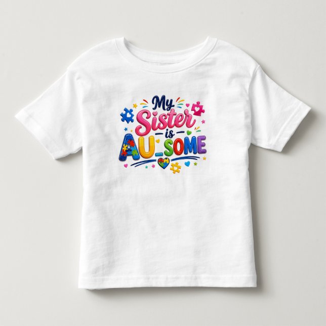 Min syster är SUPER Toddler T-Shirt (Framsida)