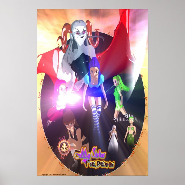 Min syster Demon Poster (Framsidan)