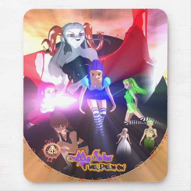 Min syster demonen Mousepad Musmatta (Framsidan)