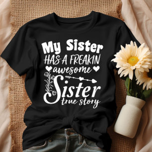 Min syster har en Fantastisk-systercitat från Frea T Shirt