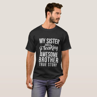 Min syster har en flippa ur enorm broder t-shirt