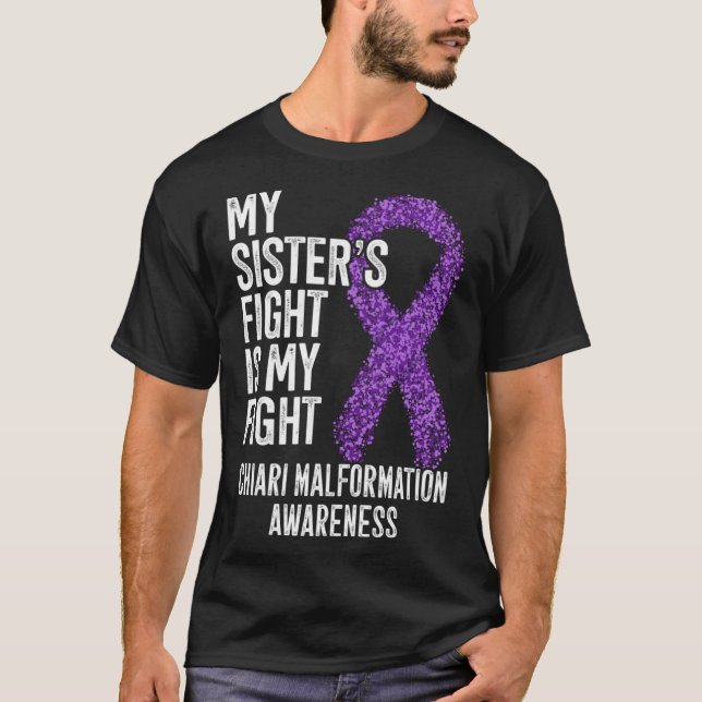 Min syster kämpar mot min fiktiva Chiari-missbildn T Shirt (Framsida)