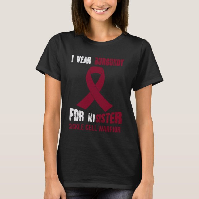 MIN SYSTER MIN SICKLE CELL-KRIGARE T SHIRT (Framsida)