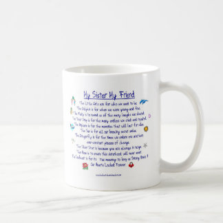 MIN SYSTER min vändikt med diagram Kaffemugg