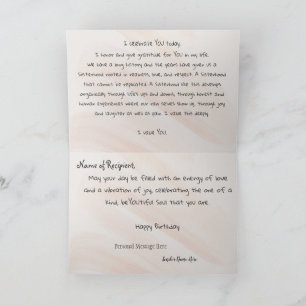 Min syster mitt vänstra födelsekort kort