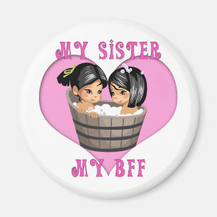 Min syster MY BFF Bath Magnet