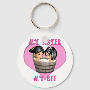 Min syster MY BFF Bath Nyckelring