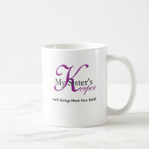 Min syster objekt för vårdarelogotyp kaffemugg