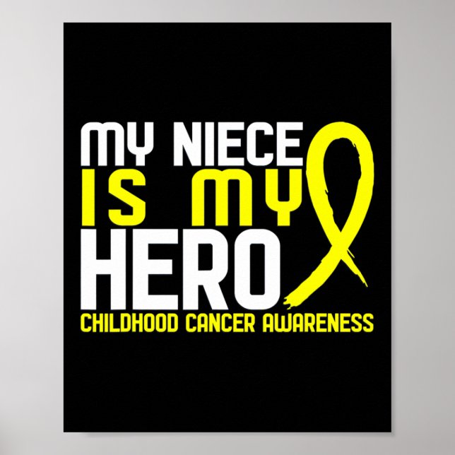 Min systerdotter är min medkänsla för barncancer poster (Framsidan)
