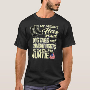Min systerdotter har Hundbrickor och bekämpar Boot T Shirt