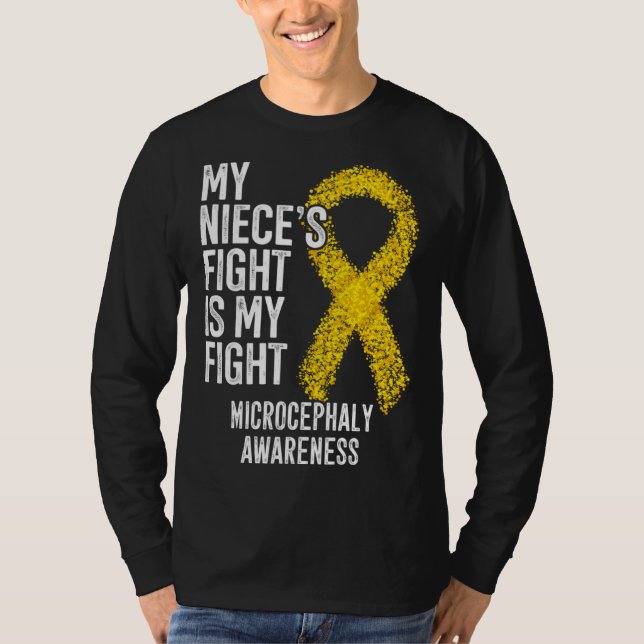 Min systerdotterns kamp är min kamp Mikrocefali Me T Shirt (Framsida)
