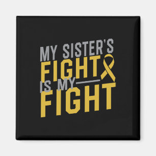 Min systers kamp är min kamp mot barncancer magnet