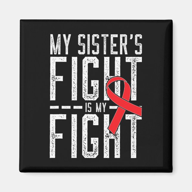Min systers kamp är min kamp mot blodcancer magnet (Framsidan)