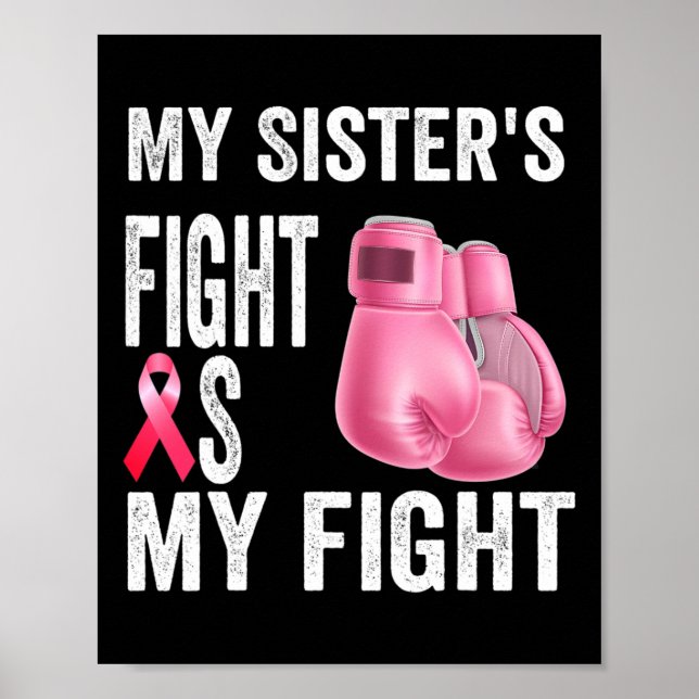 Min systers kamp är min kamp mot bröstcancer. poster (Framsidan)