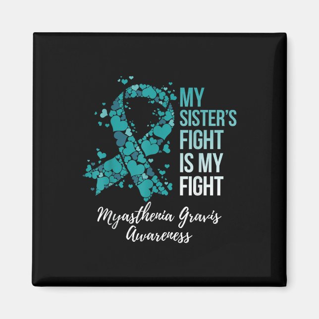 Min systers kamp är min kamp mot Myasthenia Gravis Magnet (Framsidan)