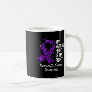 Min systers kamp är min kamp mot pankreascancer kaffemugg