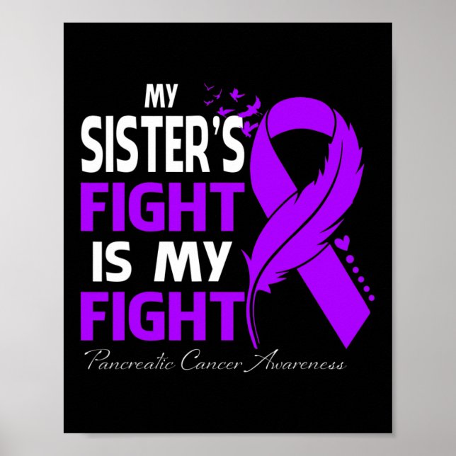 Min systers kamp är min kamp mot pankreascancer poster (Framsidan)