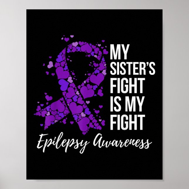 Min systers kamp är min medvetenhet om epilepsi i  poster (Framsidan)