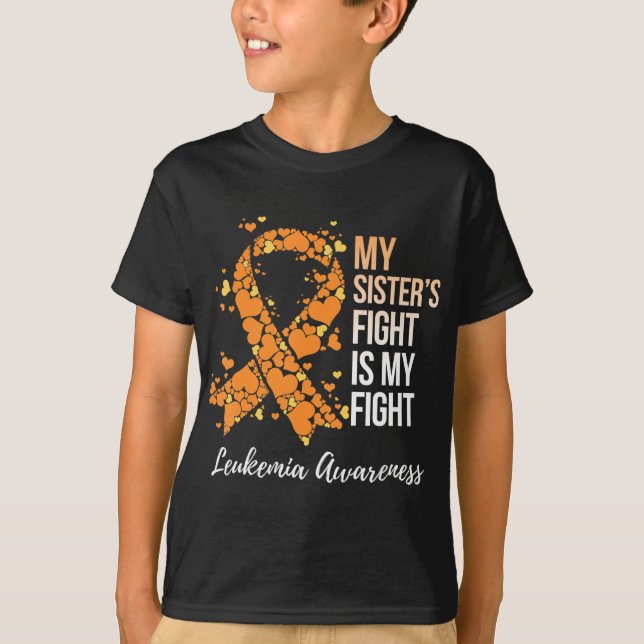 Min systers kamp är min medvetenhet om min kamp mo t shirt (Framsida)