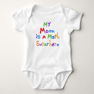 Min T-tröja och gåvor för mammaMathSuperhero Tee Shirt