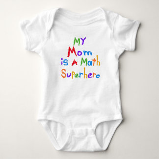 Min T-tröja och gåvor för mammaMathSuperhero Tee Shirt